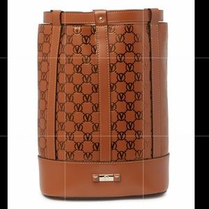 Valentino By Mario Valentino Tropez Monogram Leather Backpack